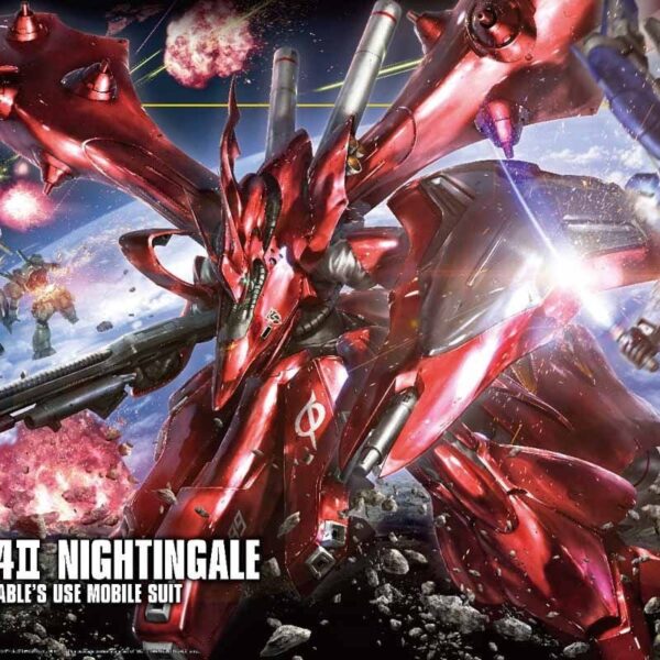 Mô Hình Lắp Ráp Bandai HGUC MSN-04II Nightingale 1/144 High Grade Universal Century Chính Hãng bandai namco nhật bản