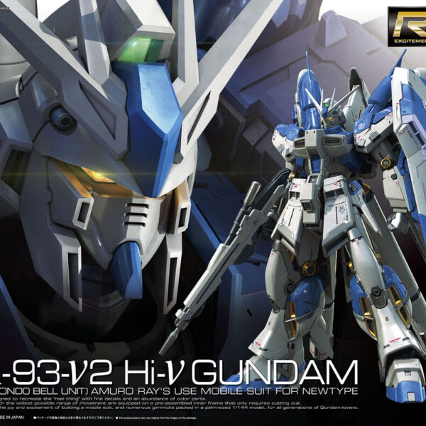 Mô Hình Lắp Ráp Bandai RG RX-93-ν2 Hi-ν Gundam 1/144 Real Grade Chính Hãng bandai namco nhật bản