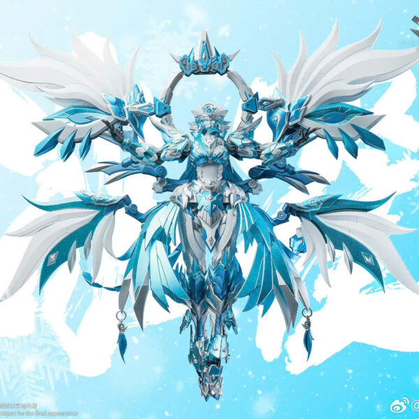 Mô hình Metal Build CD-03B Chu Tước (Băng) Rosefinch Zhuque Ice Blue Color (Tặng Bonus) - Chính hãng Cangdao