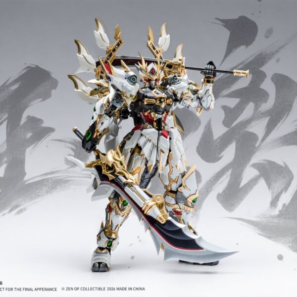 Mô hình lắp sẵn Diecast Thanh Long Azure CD-01U – Fighting Version (White Color) - chính hãng Cangdao toys