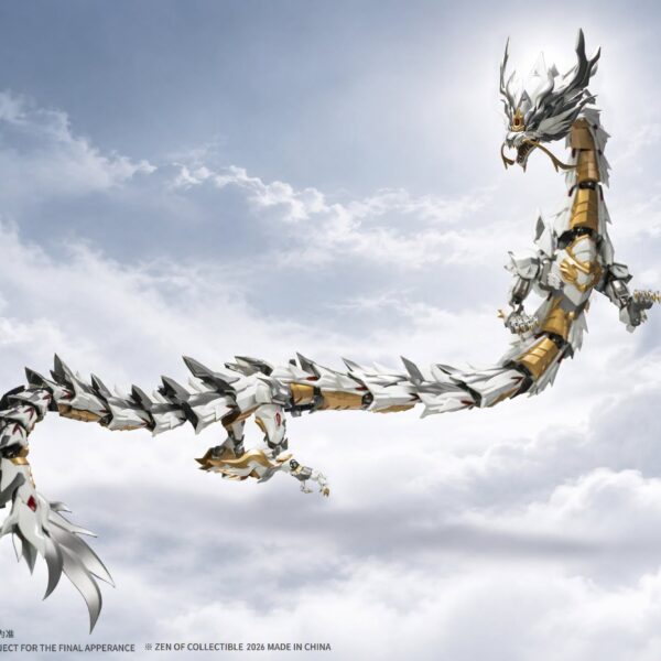 Mô hình lắp sẵn Diecast Bạch Long – Ngọc Li CD-DB-01W (White Dragon Beast Version) - chính hãng Cangdao Toys